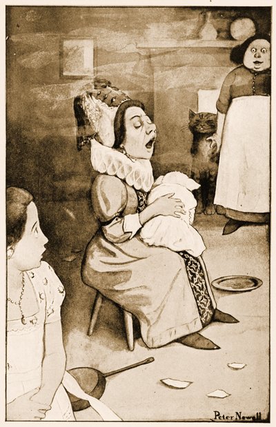 "Singing a Sort of Lullaby," Illustration for Lewis Carroll